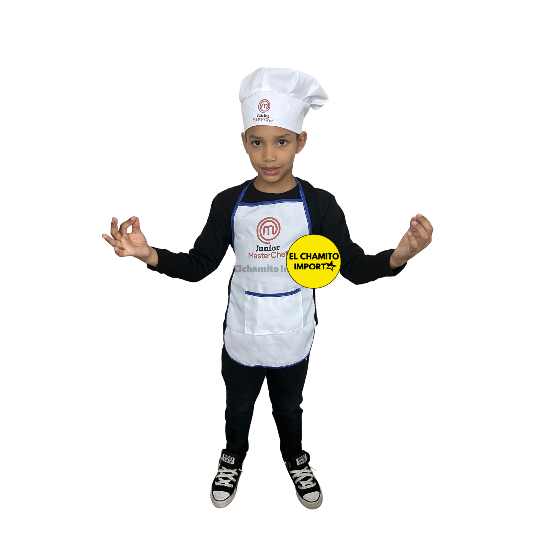 Delantal De Cocina Y Gorro De Chef Para Niños
