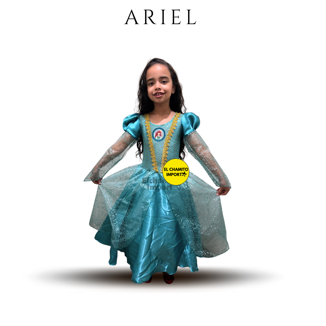 Disfraz Vestido Princesas Cuentos Disney Niñas