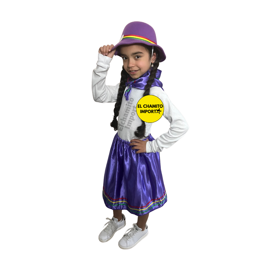 Traje Nortino Niña Baile / Fiestas Patrias