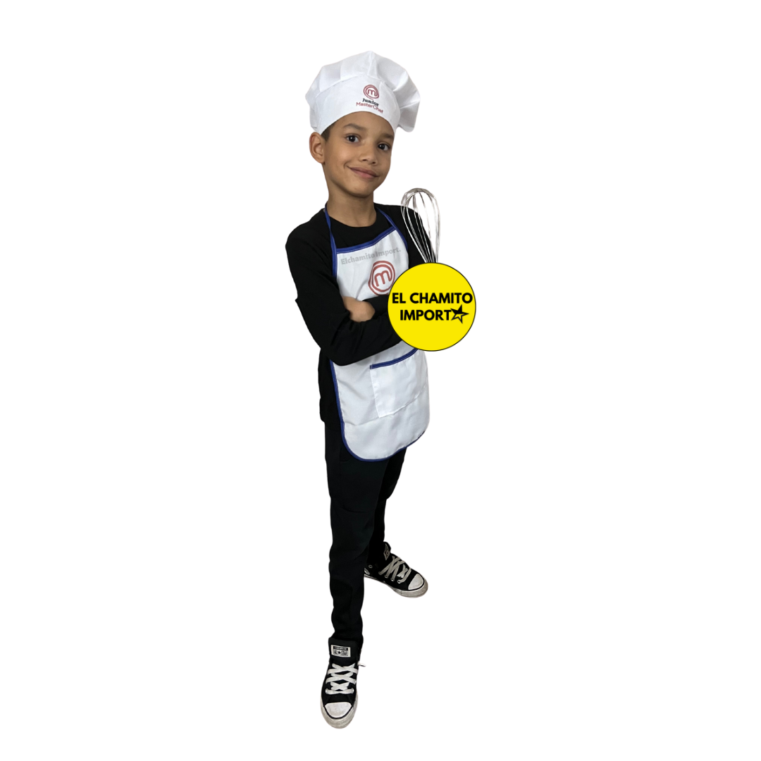 Delantal De Cocina Y Gorro De Chef Para Niños