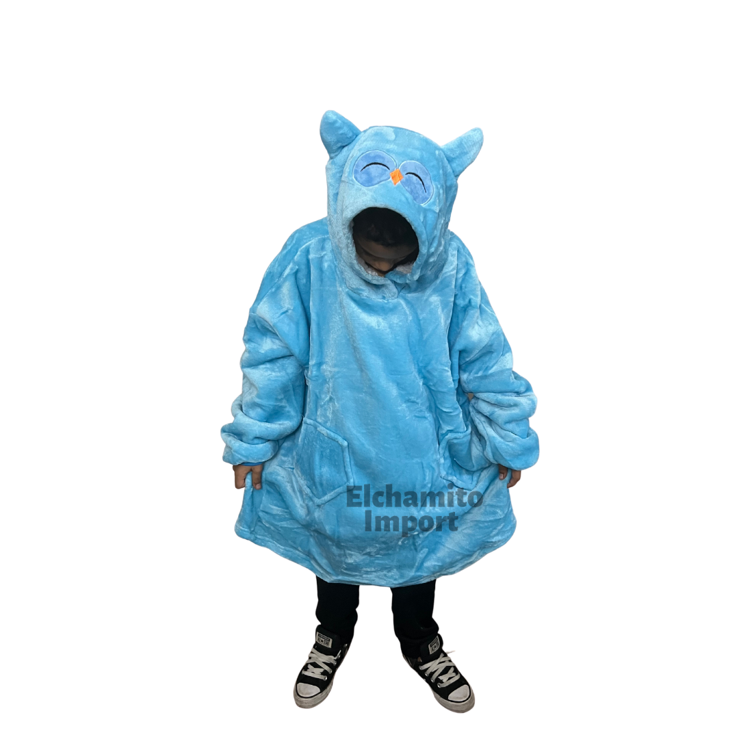 Polerón Sherpa Con Capucha Para Niños Invierno