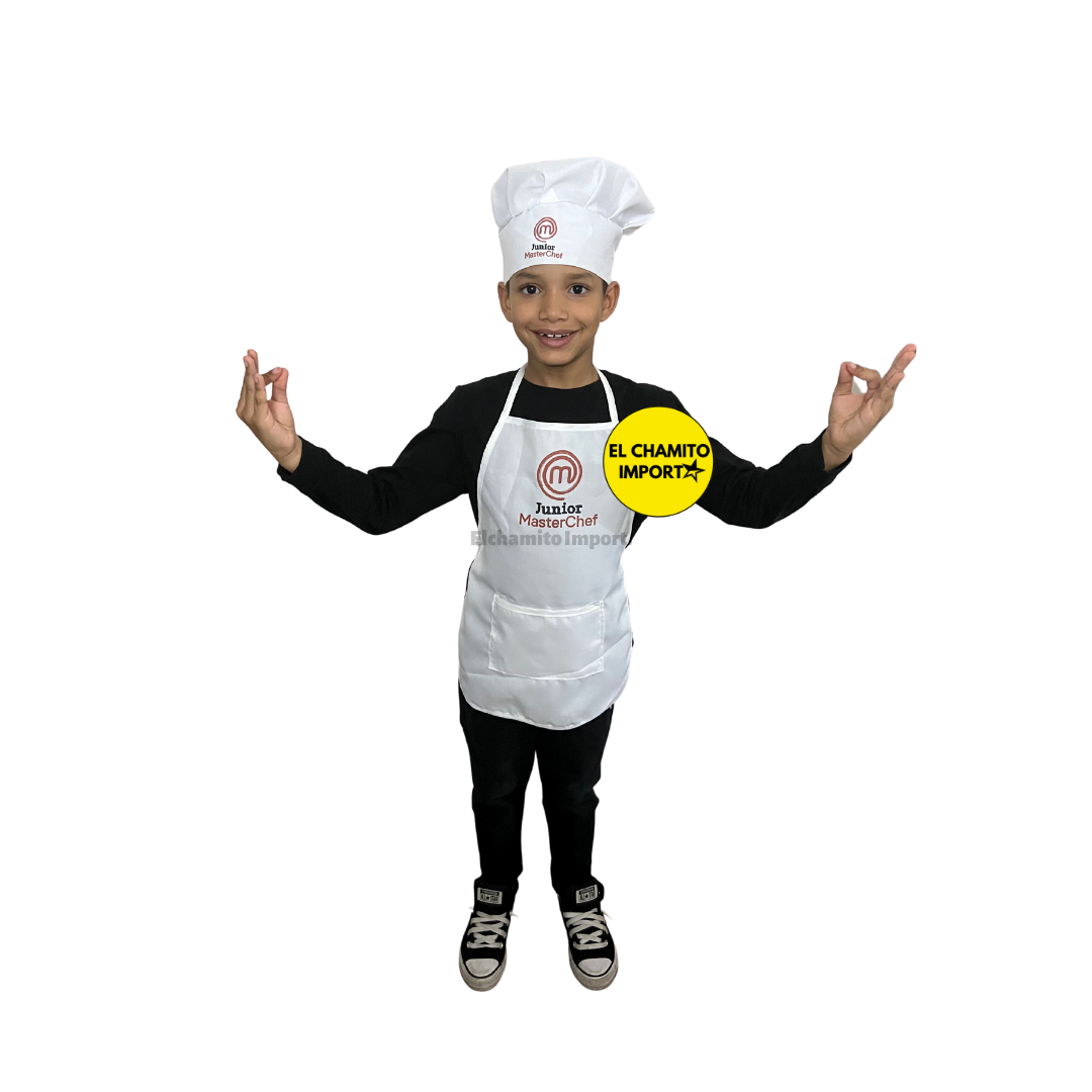 Delantal De Cocina Y Gorro De Chef Para Niños