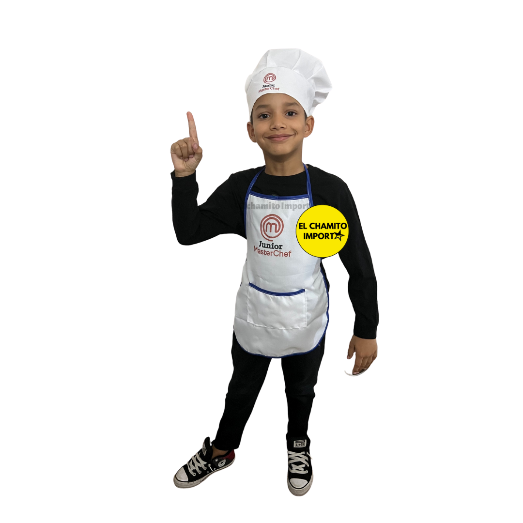 Delantal De Cocina Y Gorro De Chef Para Niños