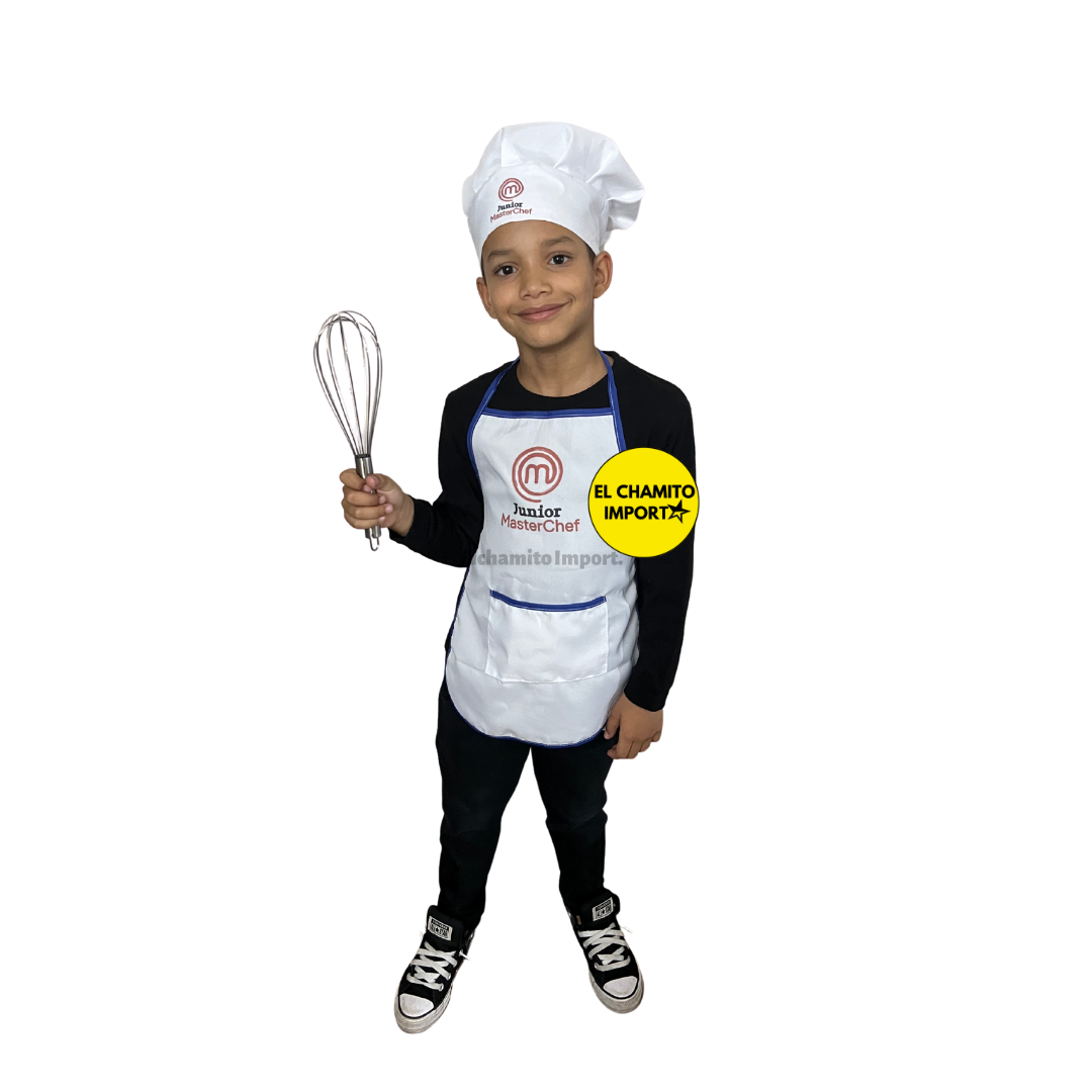 Delantal De Cocina Y Gorro De Chef Para Niños