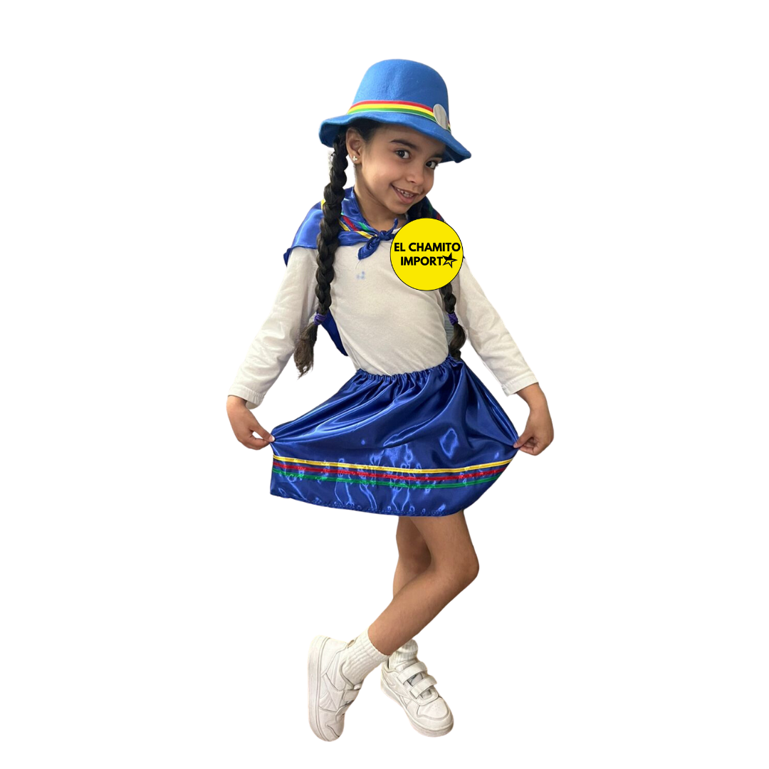 Traje Nortino Niña Baile / Fiestas Patrias