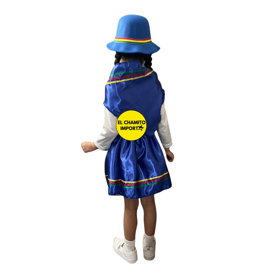Traje Nortino Niña Baile / Fiestas Patrias