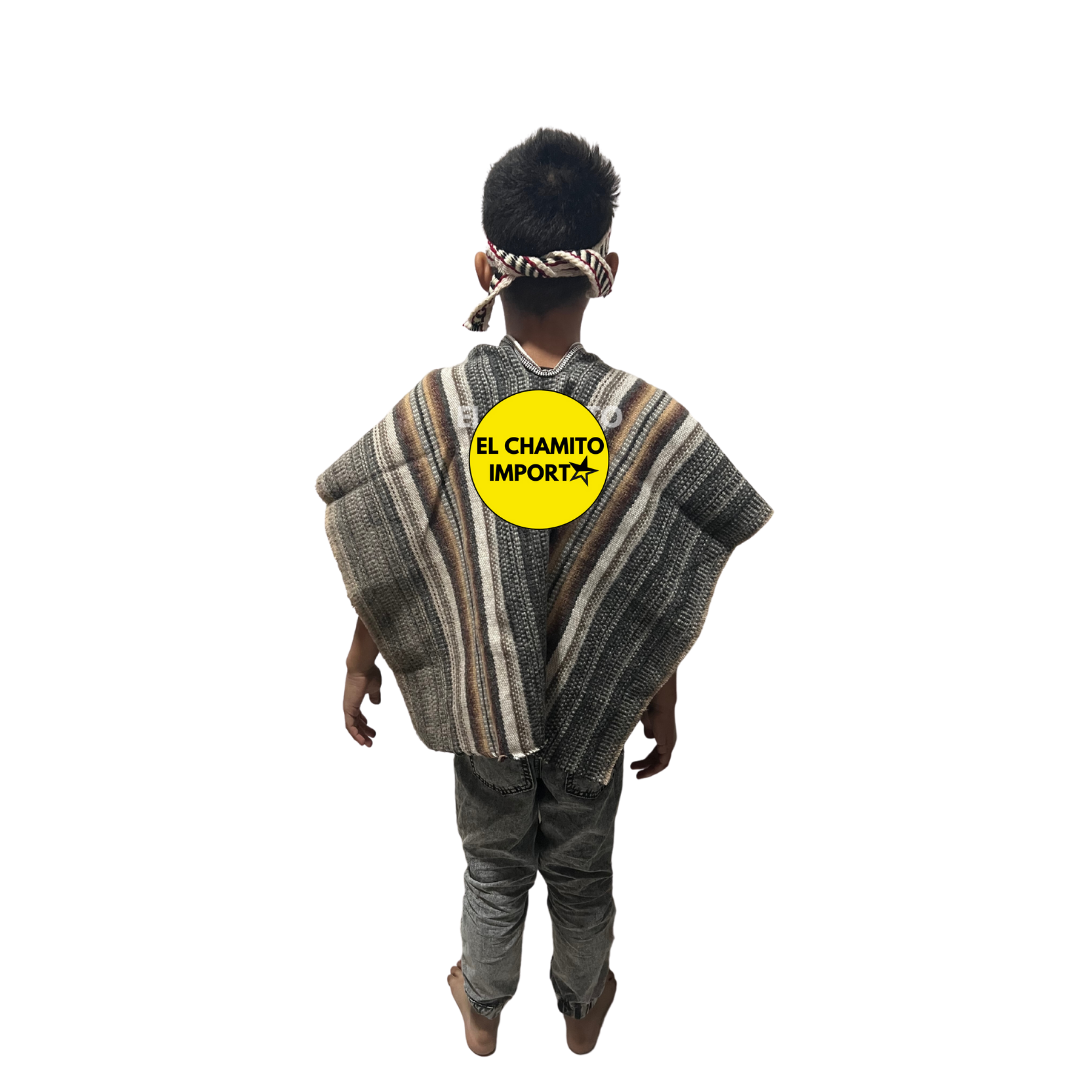 Disfraz Vestimenta Traje Mapuche Niño