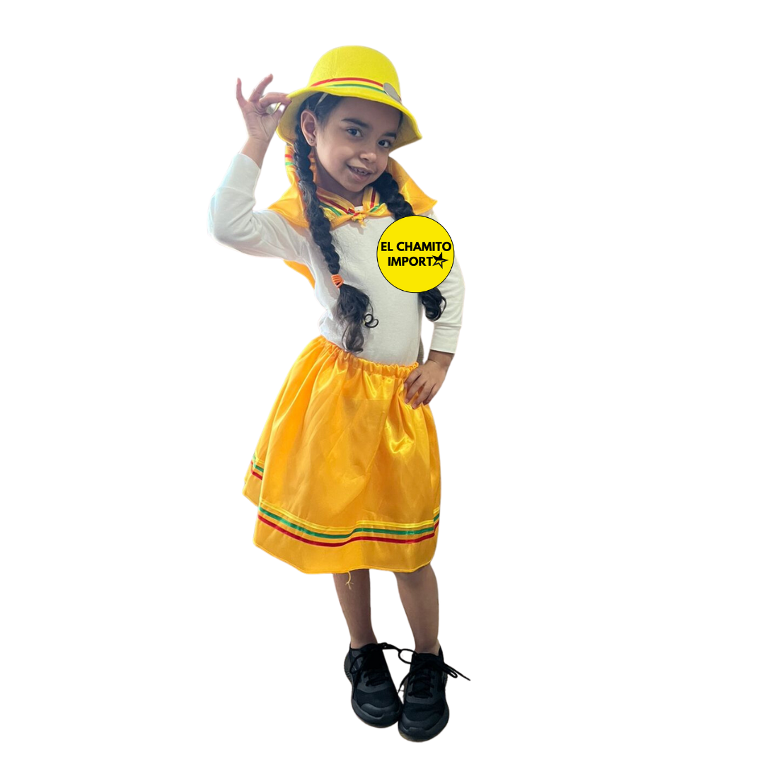 Traje Nortino Niña Baile / Fiestas Patrias