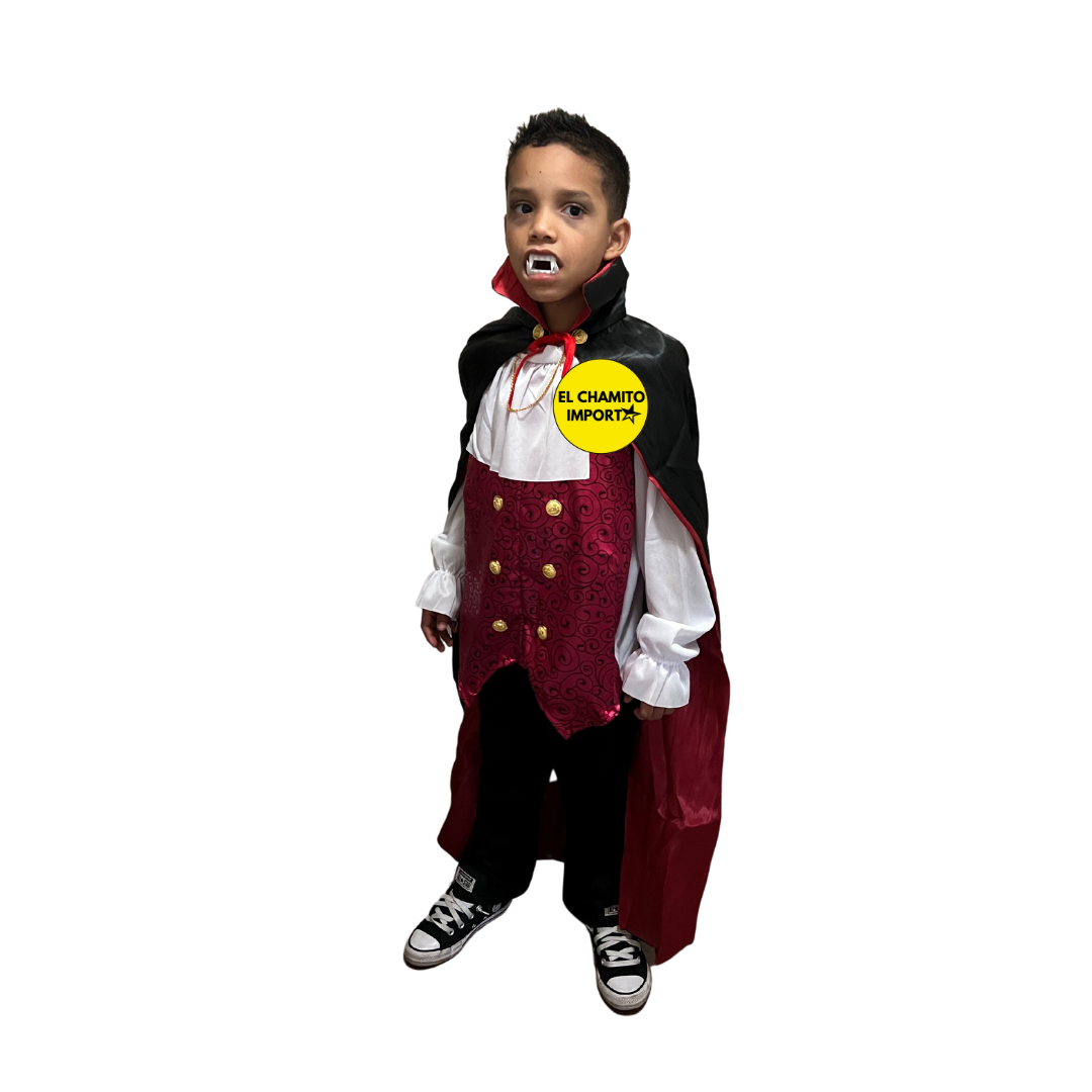 Disfraz Vampiro Clasico Haloween Niño