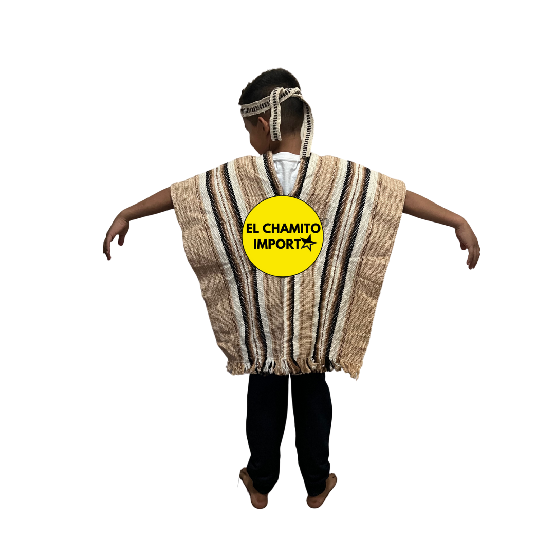 Disfraz Vestimenta Traje Mapuche Niño