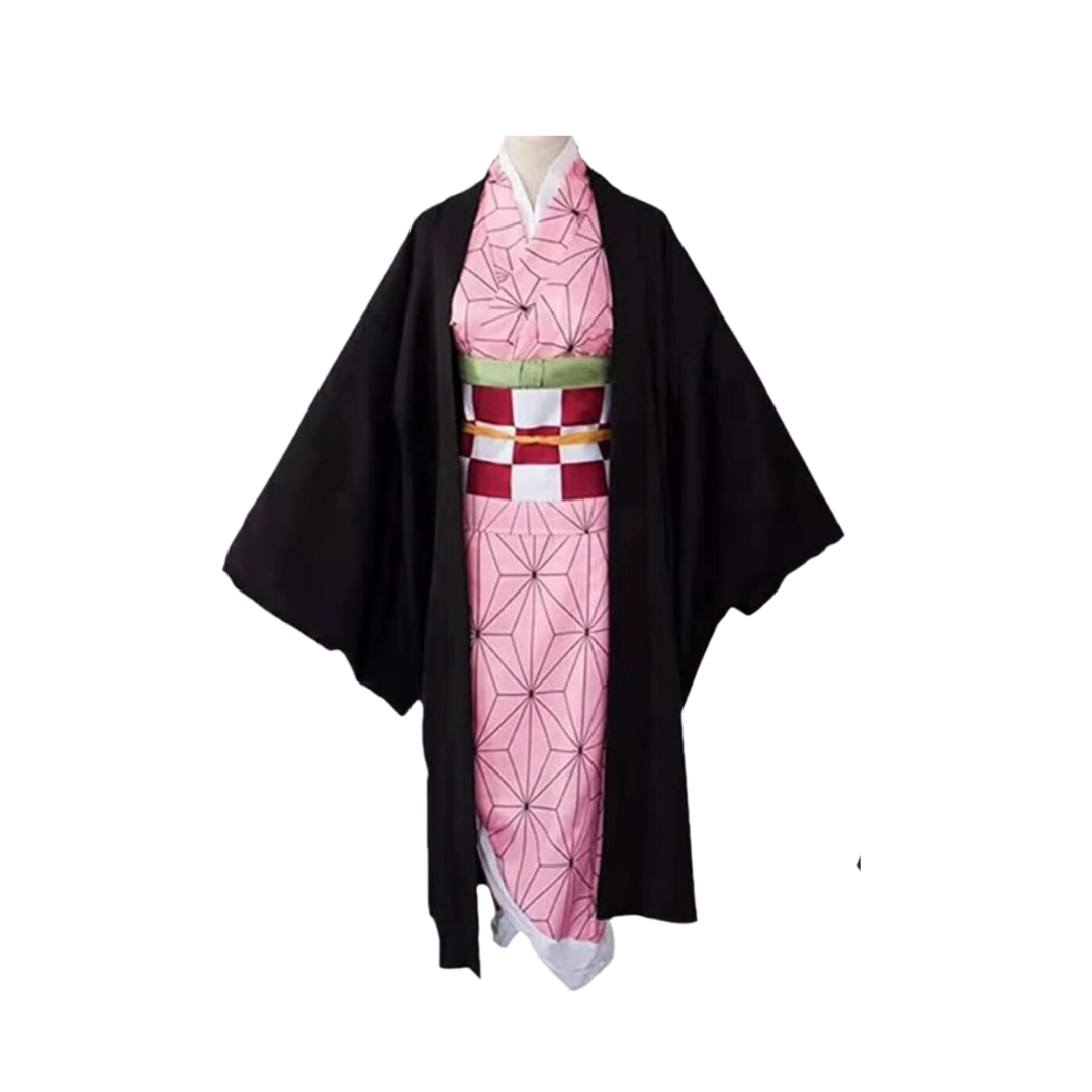 Disfraz Nezuko Kamado Kimono + Capa Cosplay