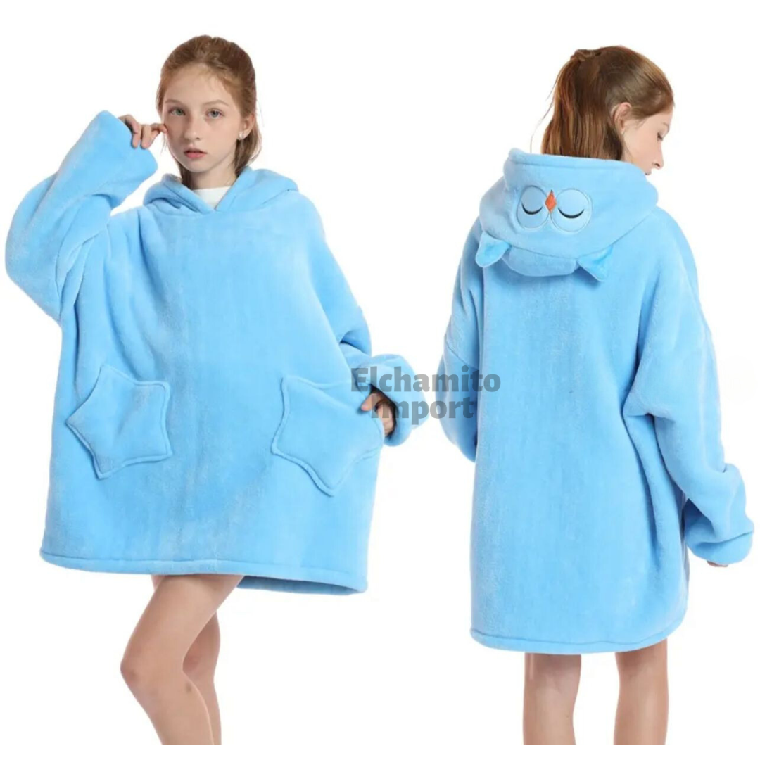 Polerón Sherpa Con Capucha Para Niños Invierno