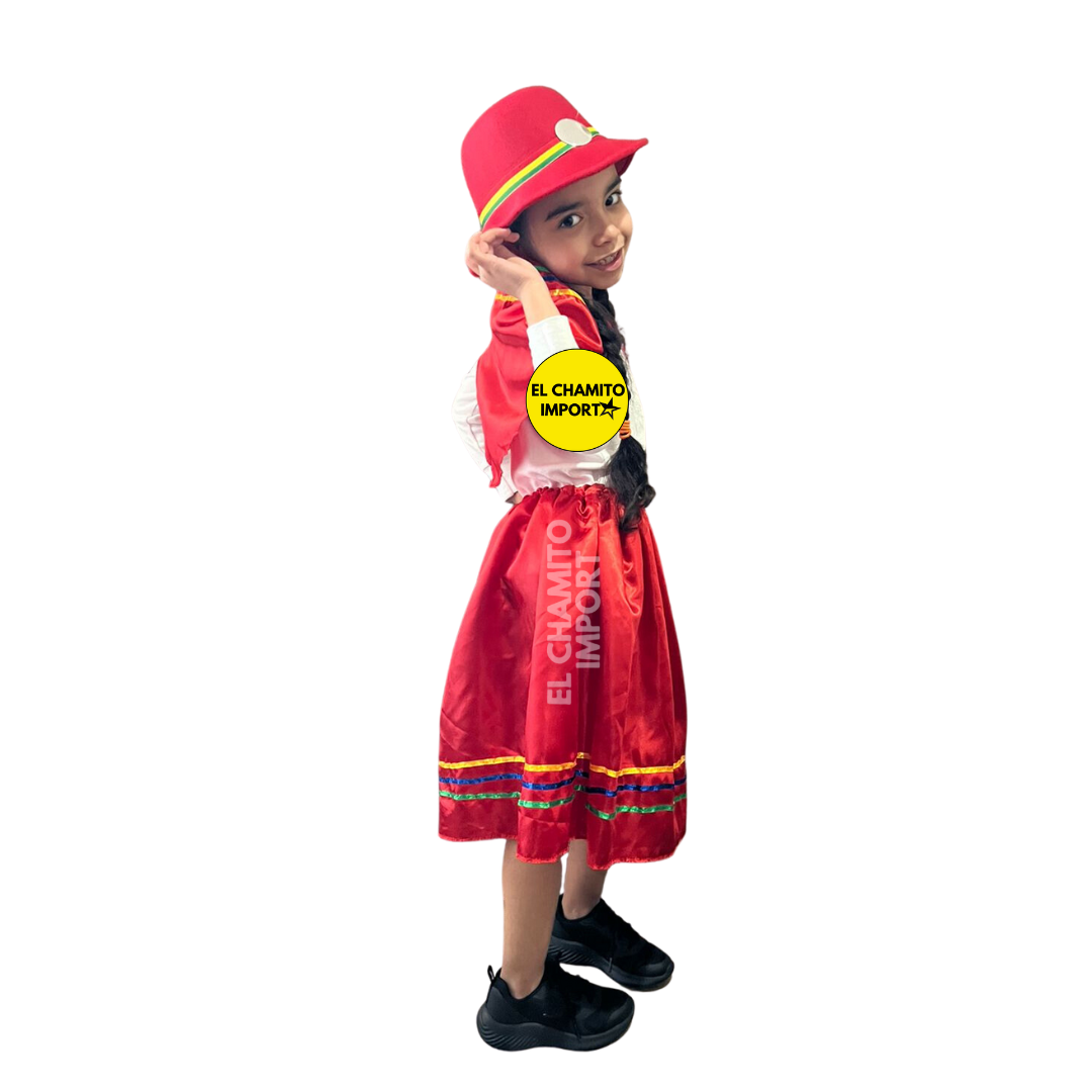Traje Nortino Niña Baile / Fiestas Patrias