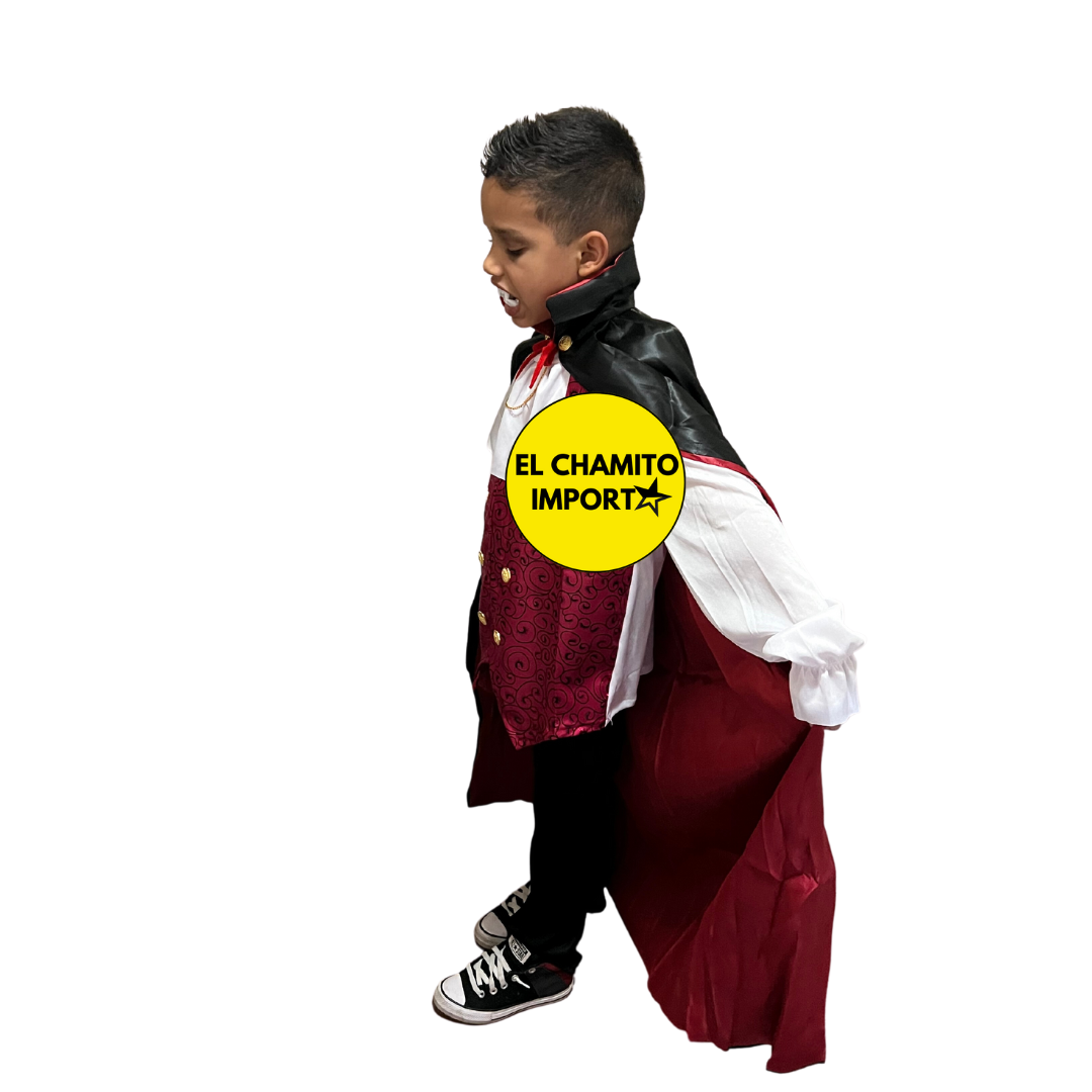 Disfraz Vampiro Clasico Haloween Niño