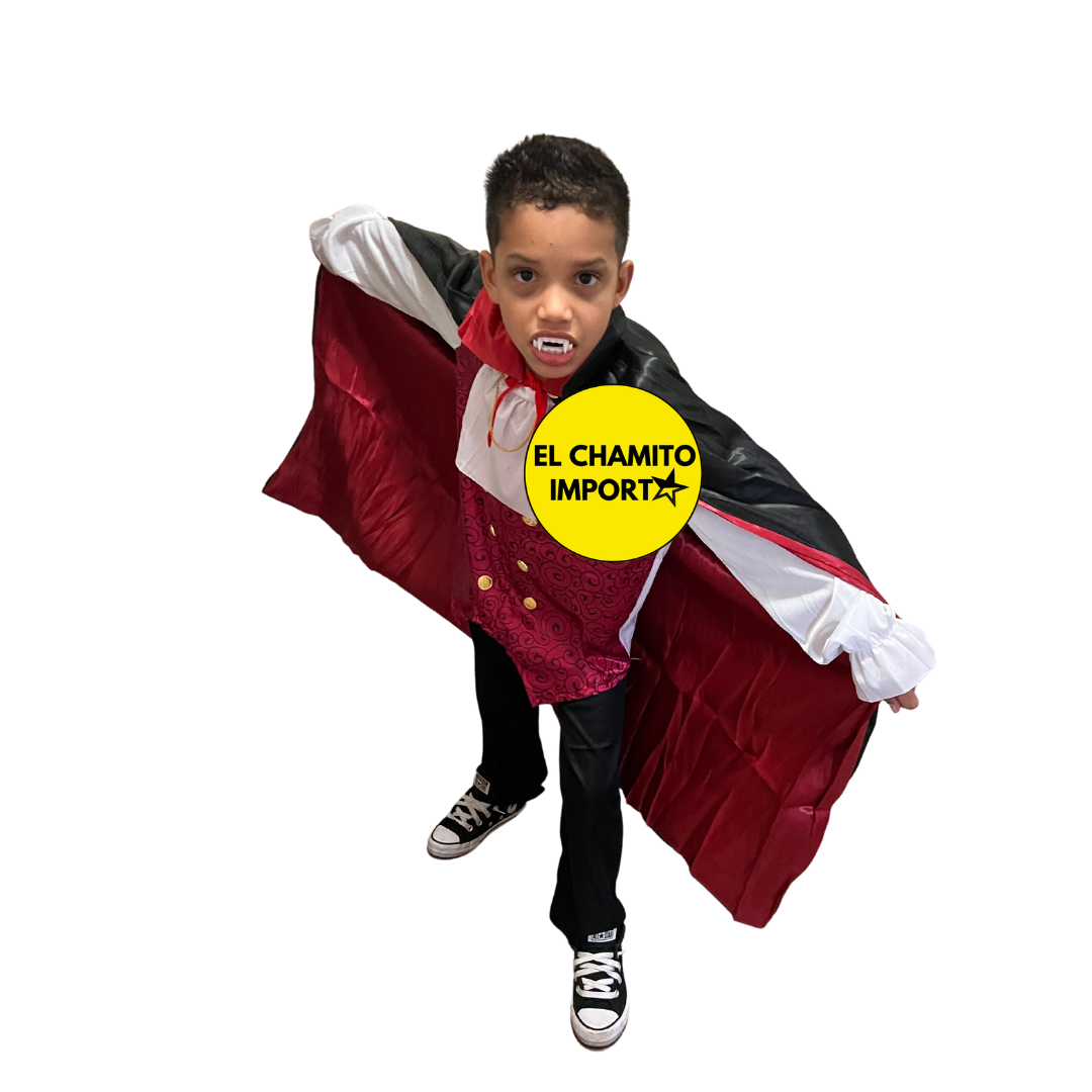 Disfraz Vampiro Clasico Haloween Niño