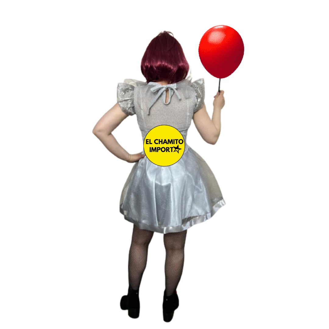 Disfraz Payasa It Pennywise Mujer Halloween