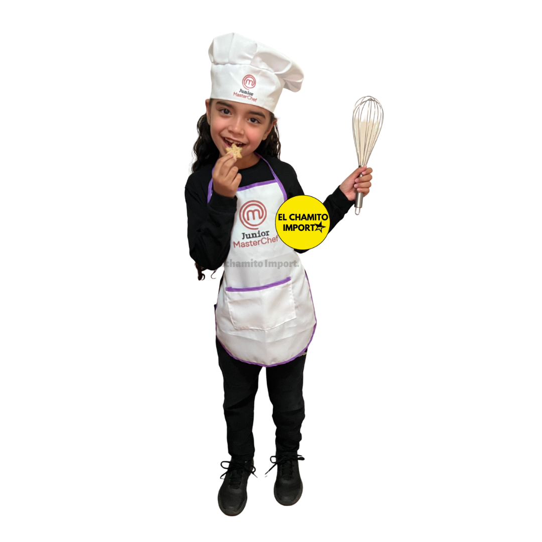 Delantal De Cocina Y Gorro De Chef Para Niños