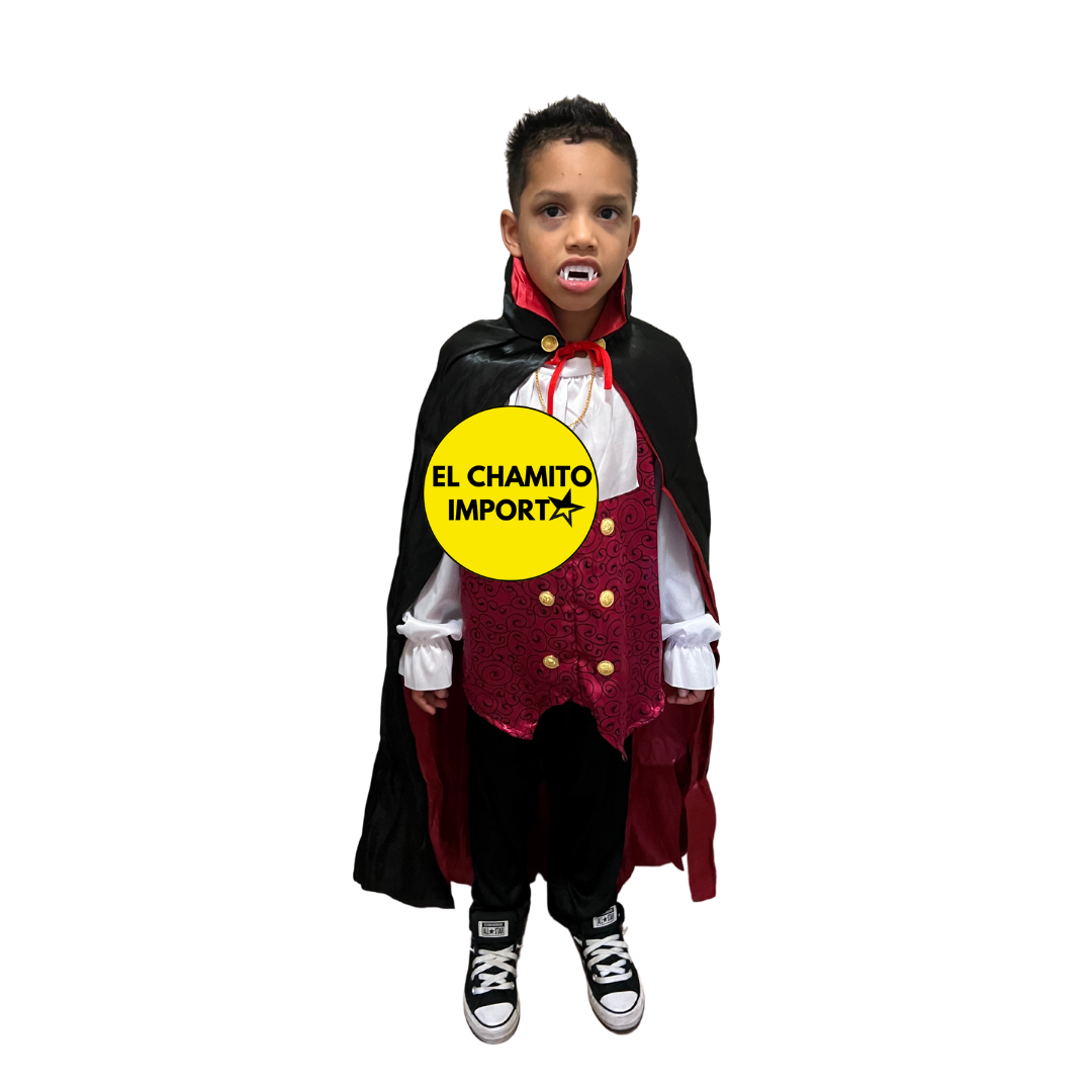 Disfraz Vampiro Clasico Haloween Niño