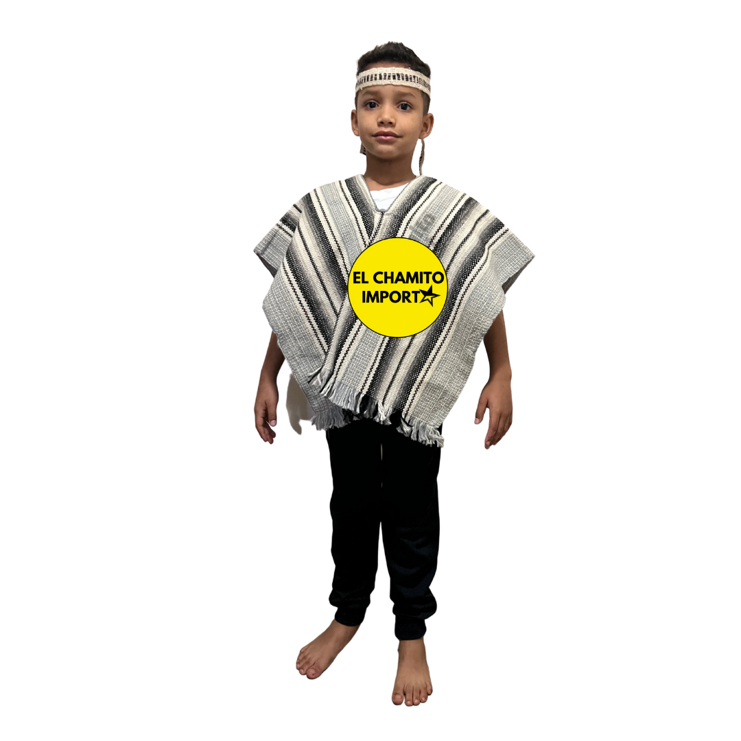 Disfraz Vestimenta Traje Mapuche Niño