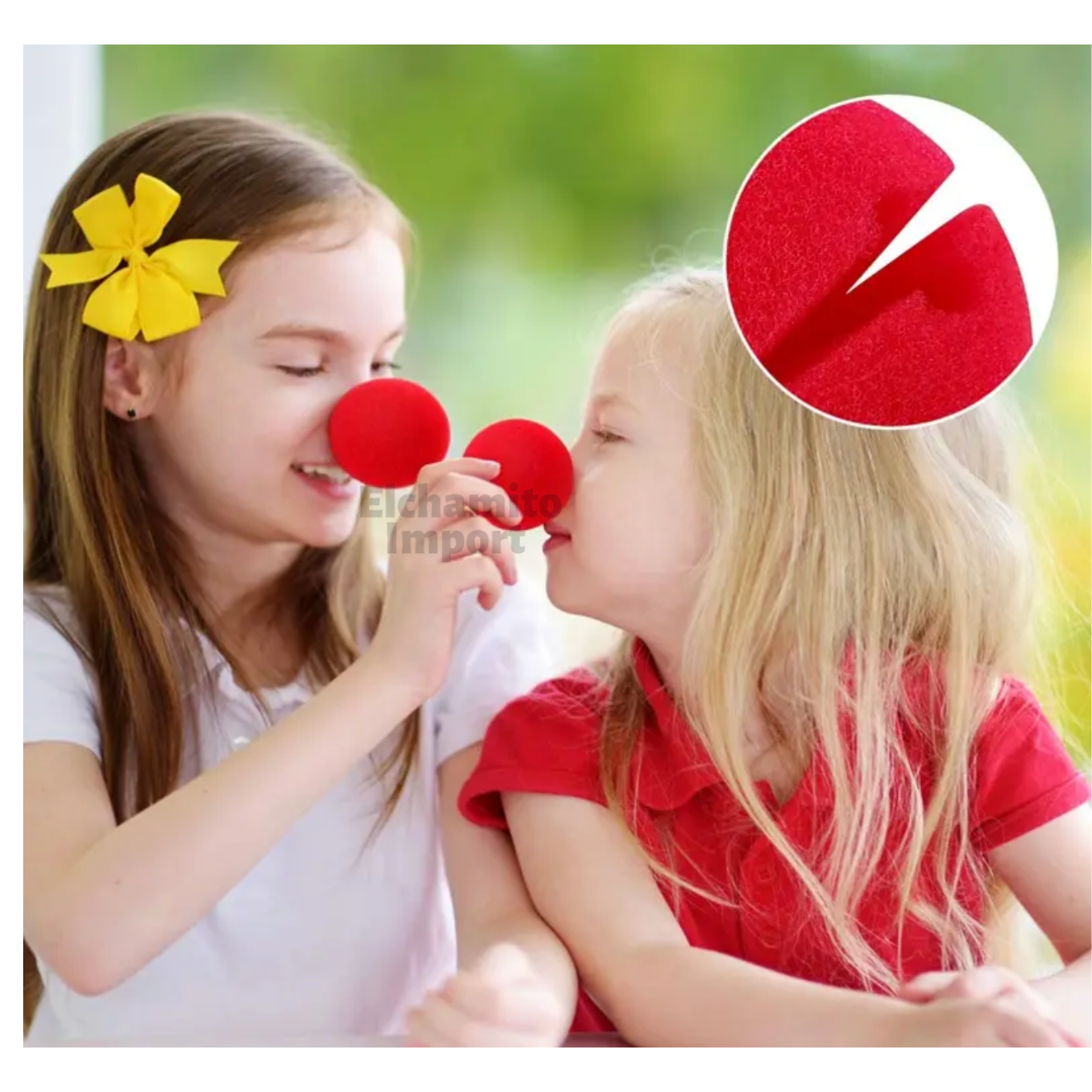 Nariz De Payaso Rojo