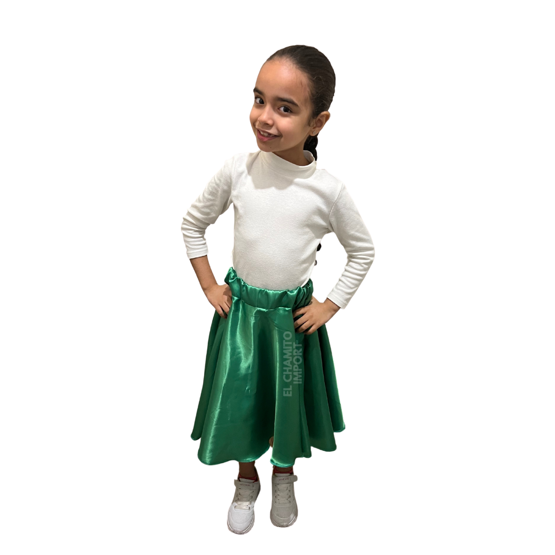 Falda Plato Para Niñas Bailes Tipicos Fiestas Patrias