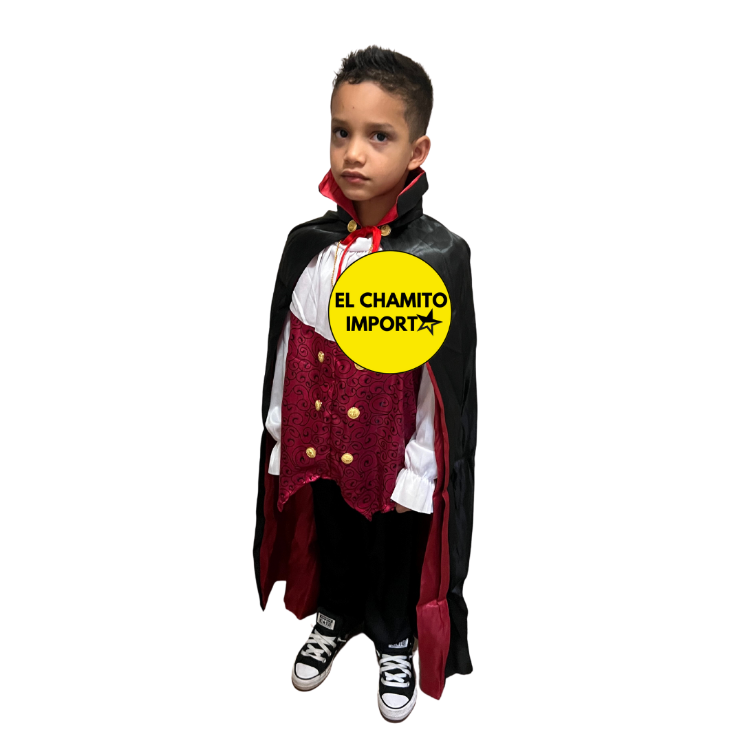 Disfraz Vampiro Clasico Haloween Niño