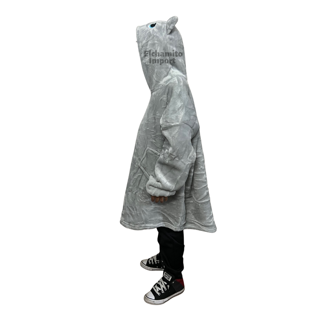 Polerón Sherpa Con Capucha Para Niños Invierno