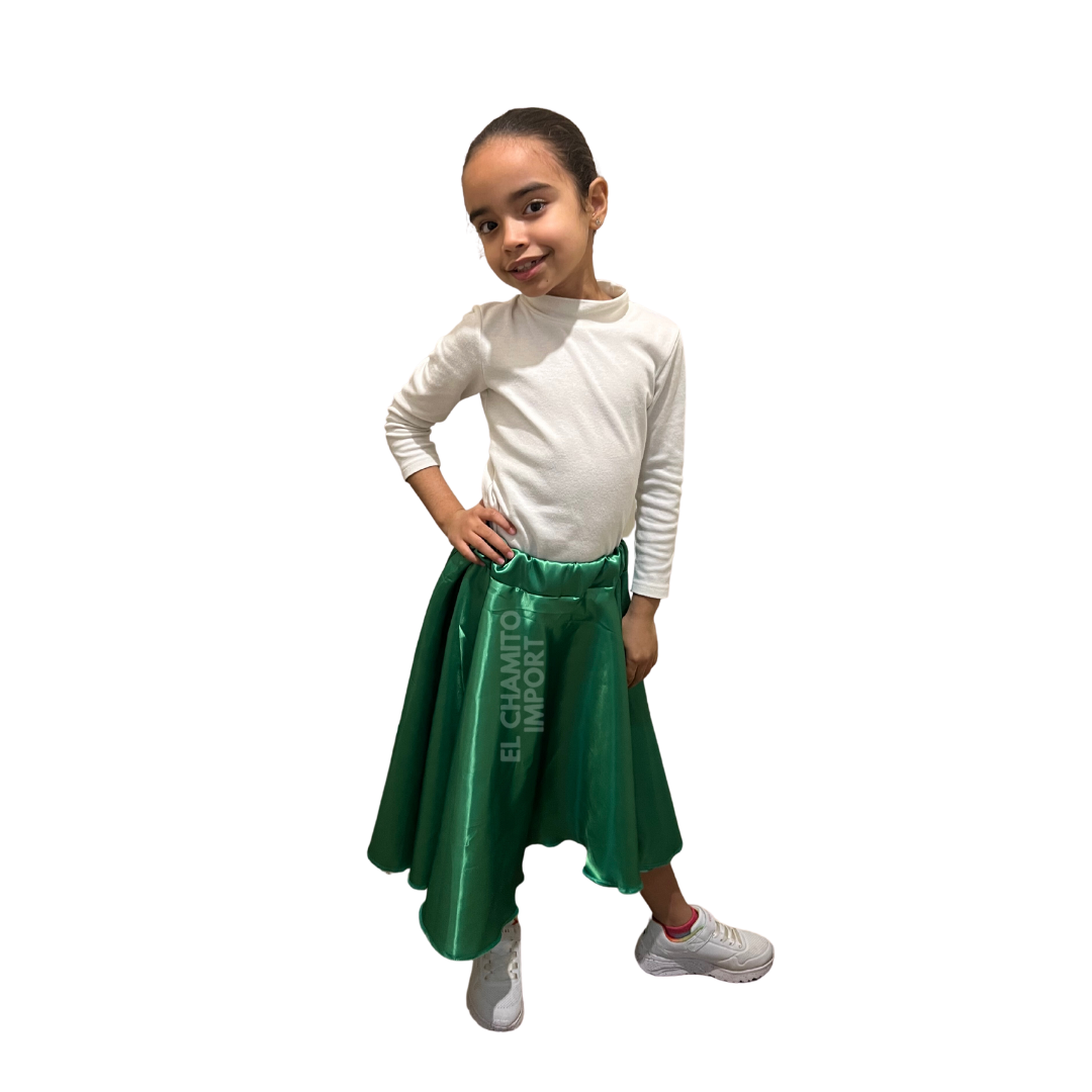 Falda Plato Para Niñas Bailes Tipicos Fiestas Patrias