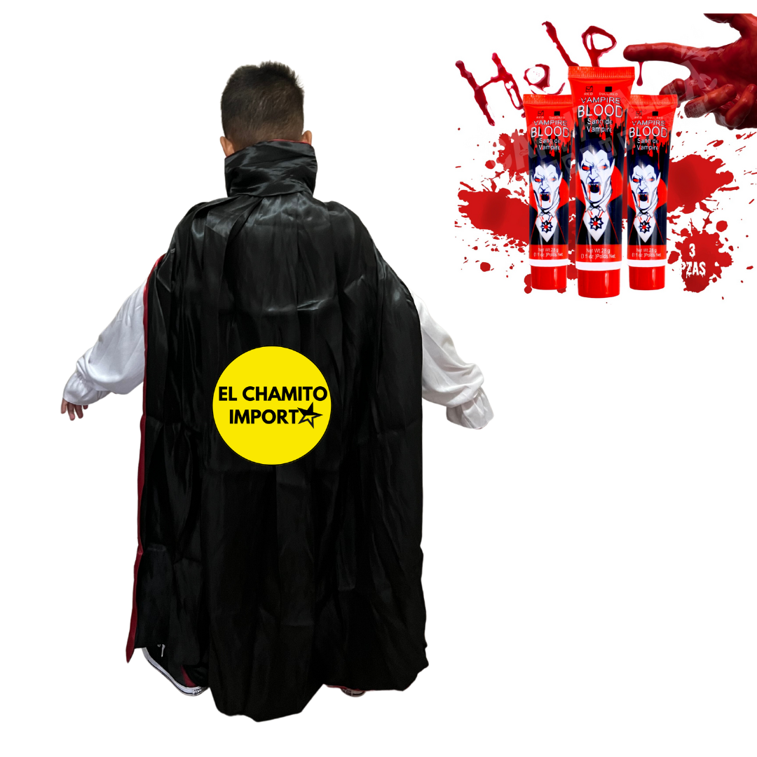 Disfraz Vampiro Clasico Haloween Niño