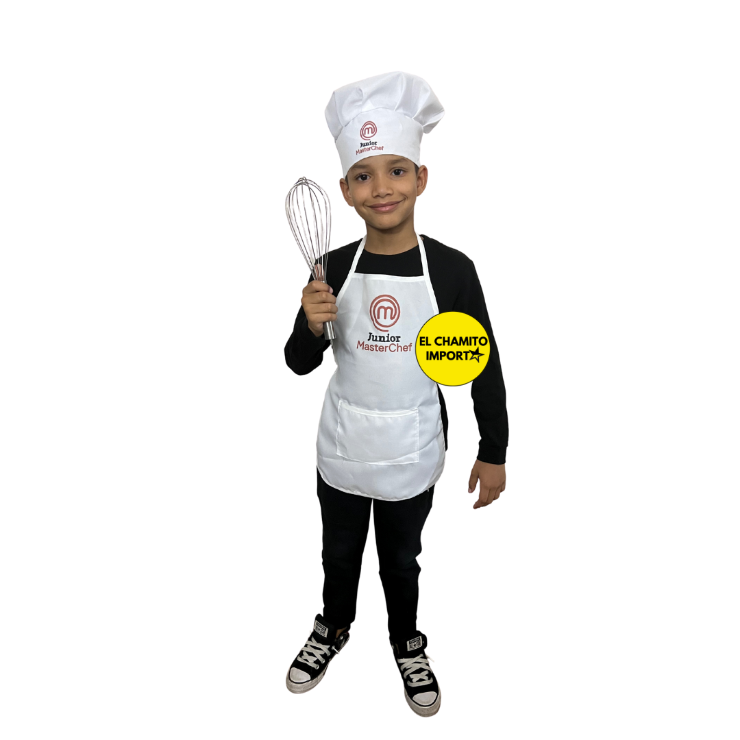 Delantal De Cocina Y Gorro De Chef Para Niños
