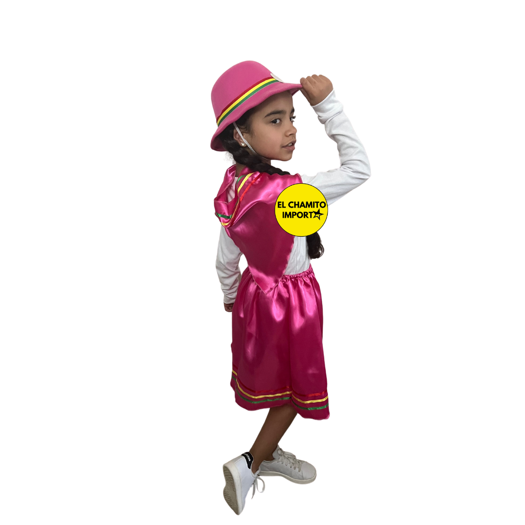 Traje Nortino Niña Baile / Fiestas Patrias