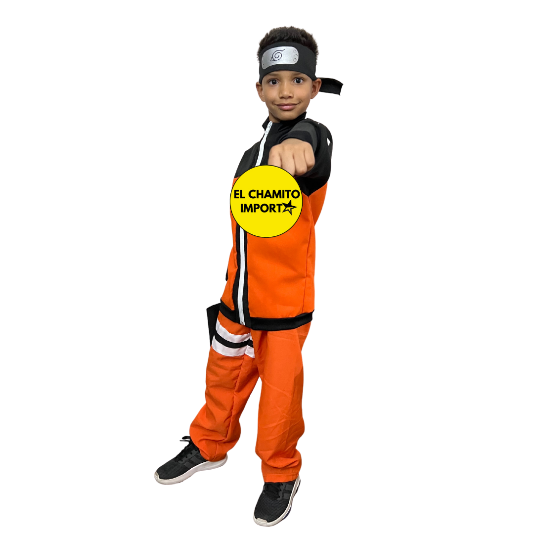 Disfraz Traje Naranjo Naruto