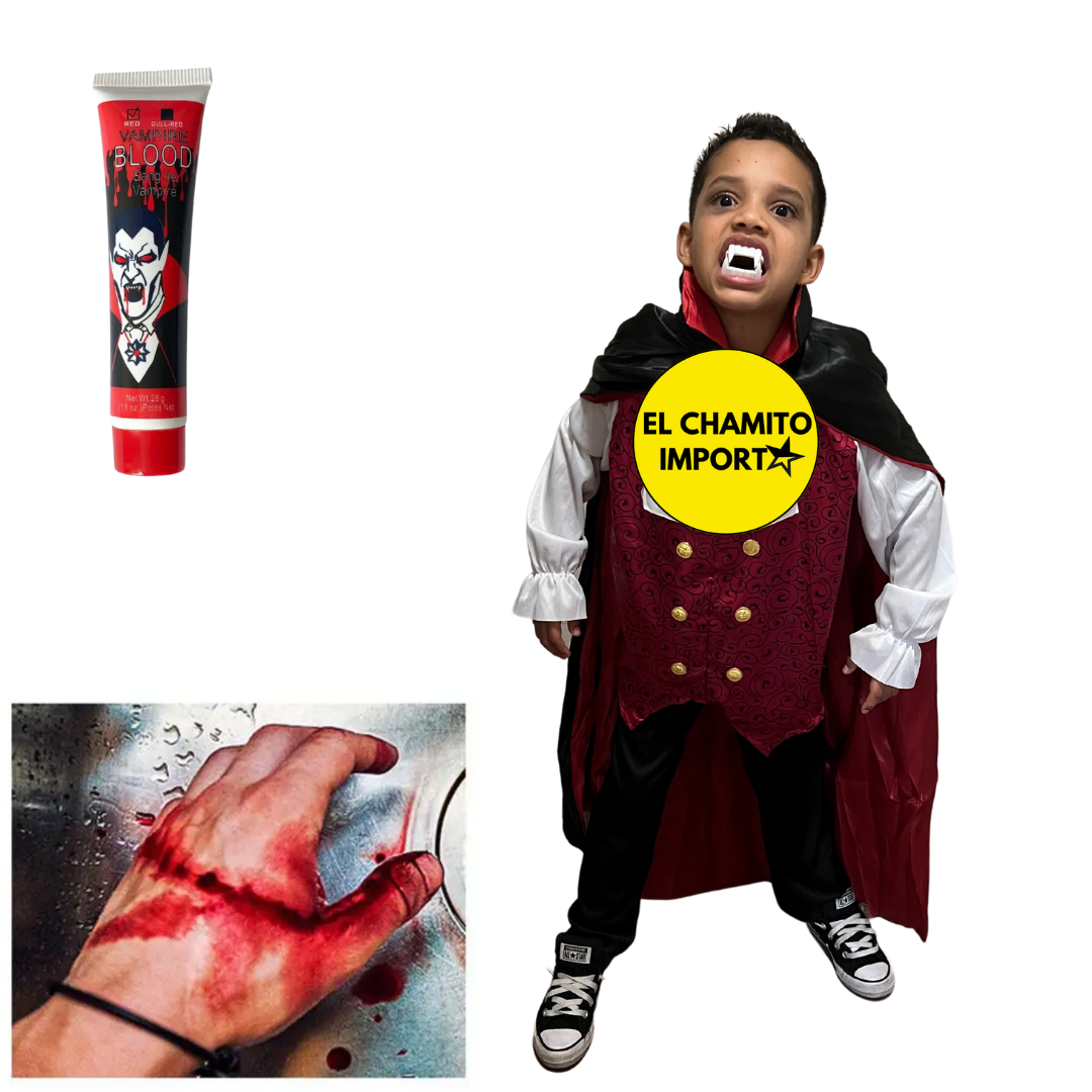 Disfraz Vampiro Clasico Haloween Niño