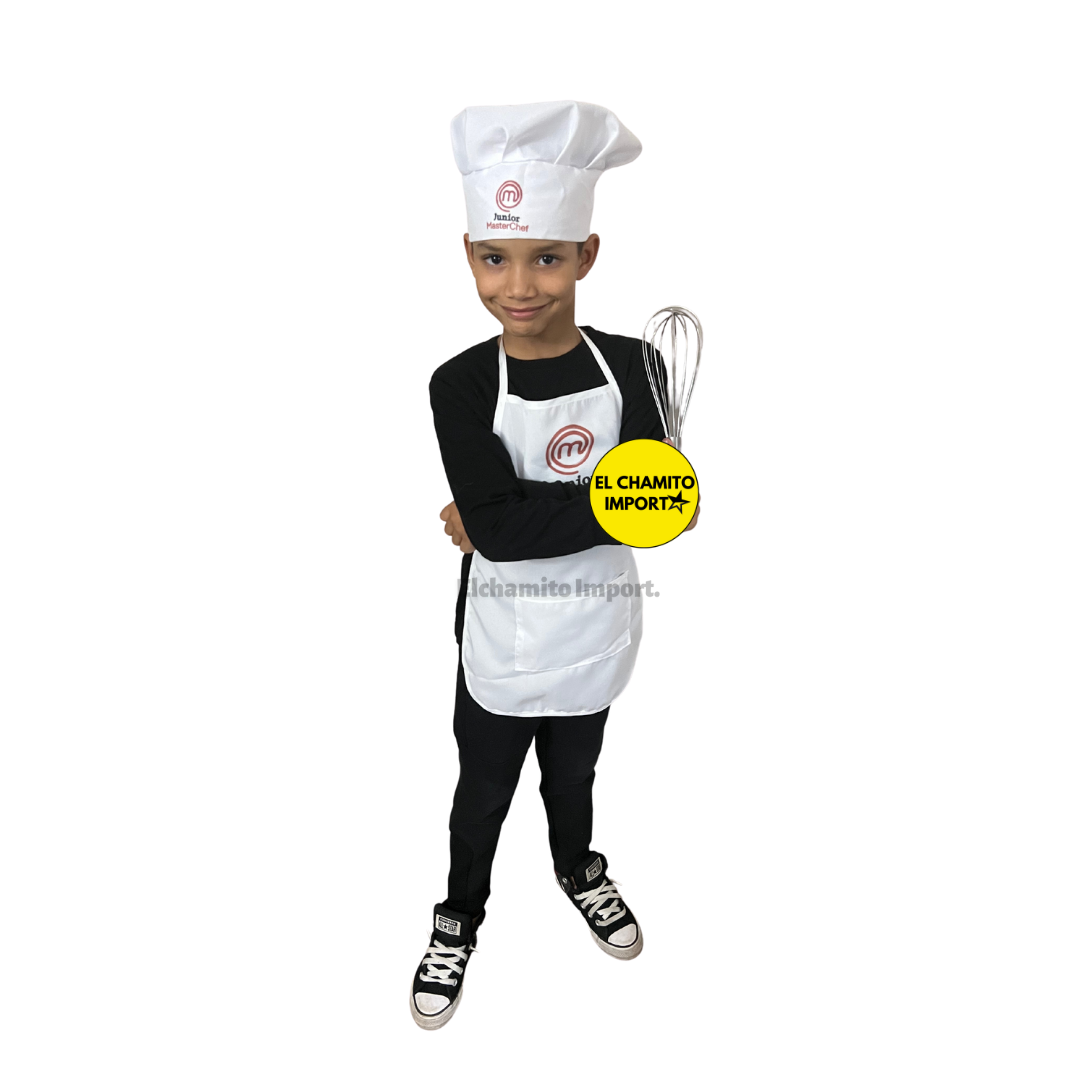 Delantal De Cocina Y Gorro De Chef Para Niños