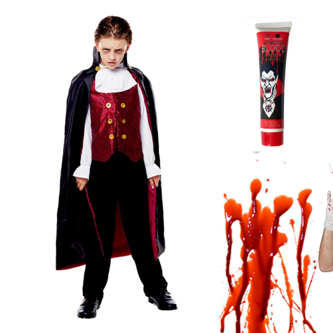 Disfraz Vampiro Clasico Haloween Niño