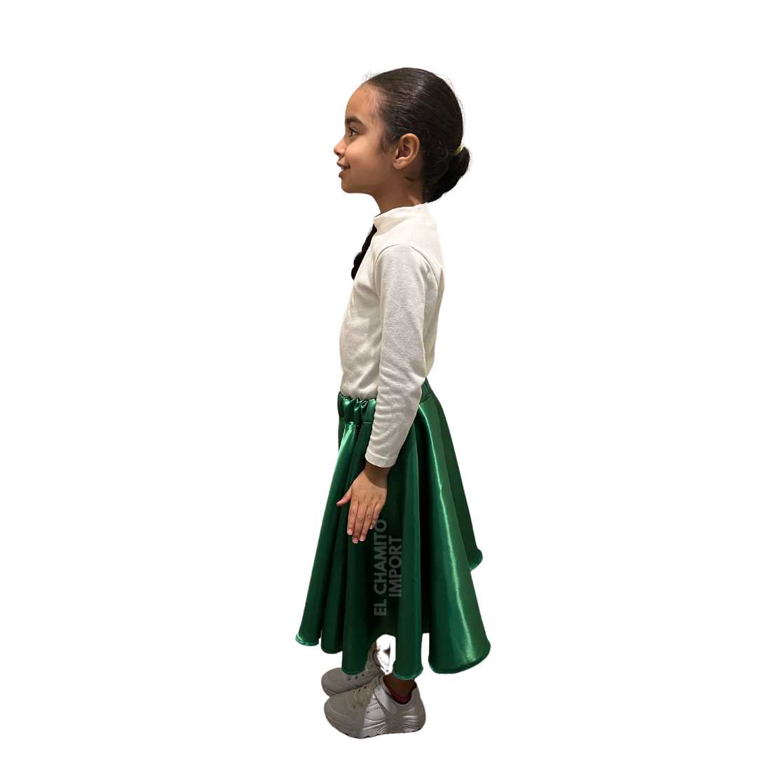 Falda Plato Para Niñas Bailes Tipicos Fiestas Patrias