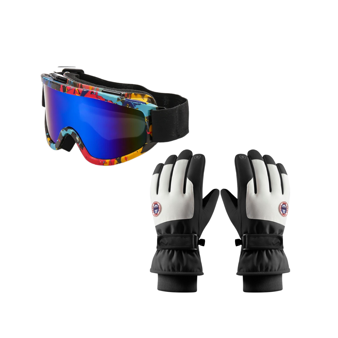 Antiparra De Nieve Adultos Ski /snowboard+guantes Termicos