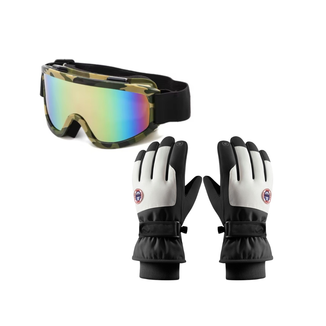 Antiparra De Nieve Adultos Ski /snowboard+guantes Termicos