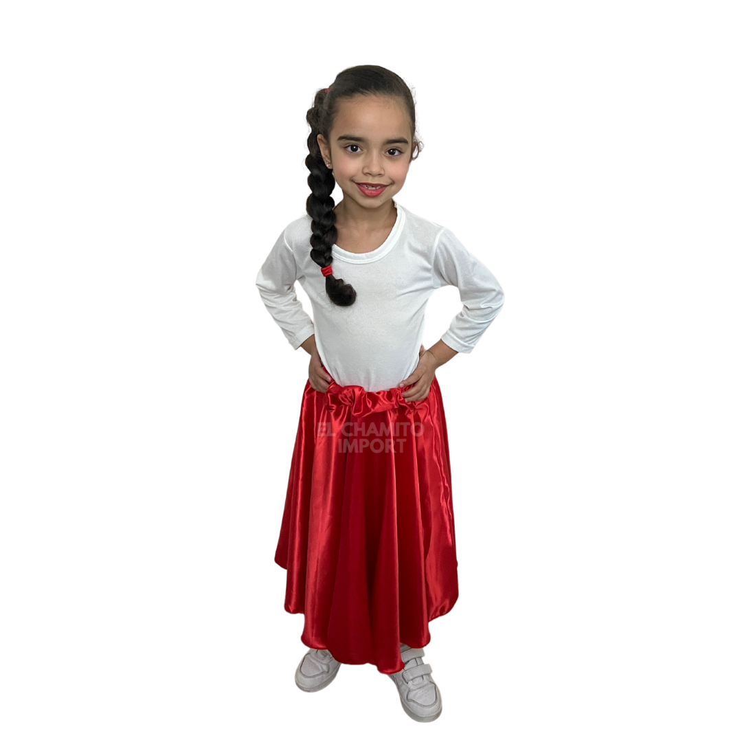 Falda Plato Para Niñas Bailes Tipicos Fiestas Patrias