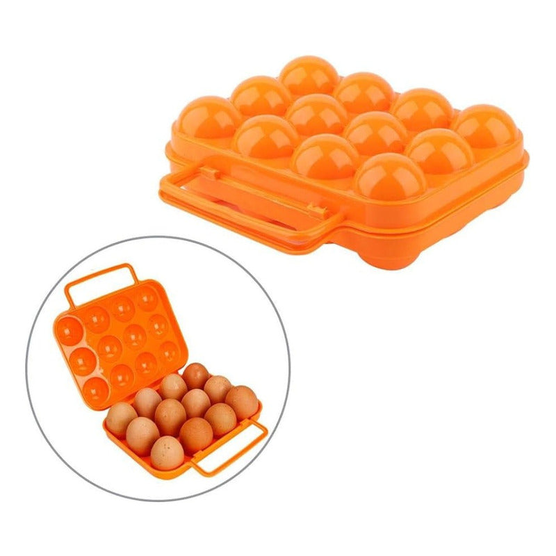 Porta Huevos Portatil Capacidad 12 Unidades /camping Picnic