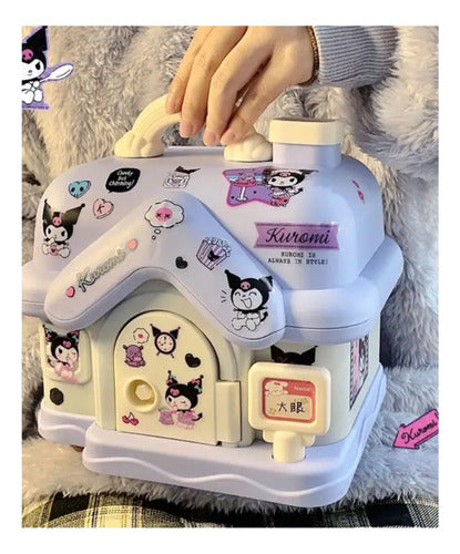Alcancia Kuromi, My Melody, Cinnamoroll Con Llave Para Niñas