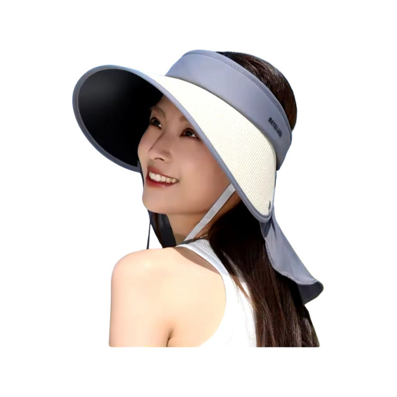 Sombrero Mujer Visera Ala Ancha Legionario Proteccion Solar