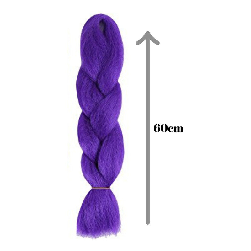 Extensiones Para Trenza Accesorio Disfraz Rumi Kpop Hunter Morado