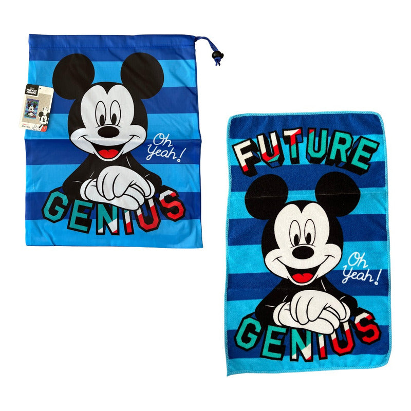 Bolsa De Genero Para Niños Párvulo 36x35 Cm + Toalla De Mano