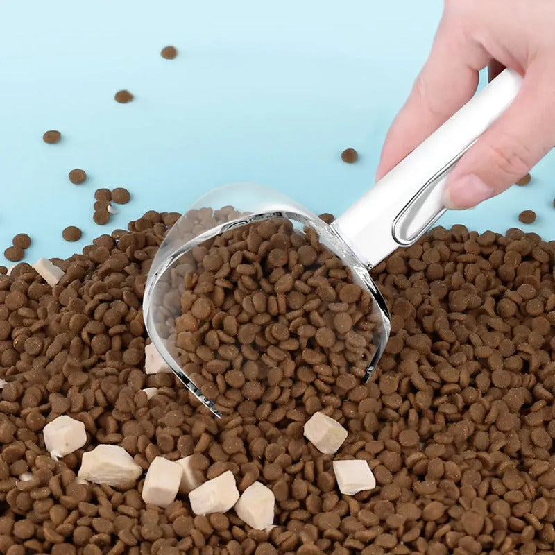 Cuchara Medidora Para Comida Mascotas Transparente