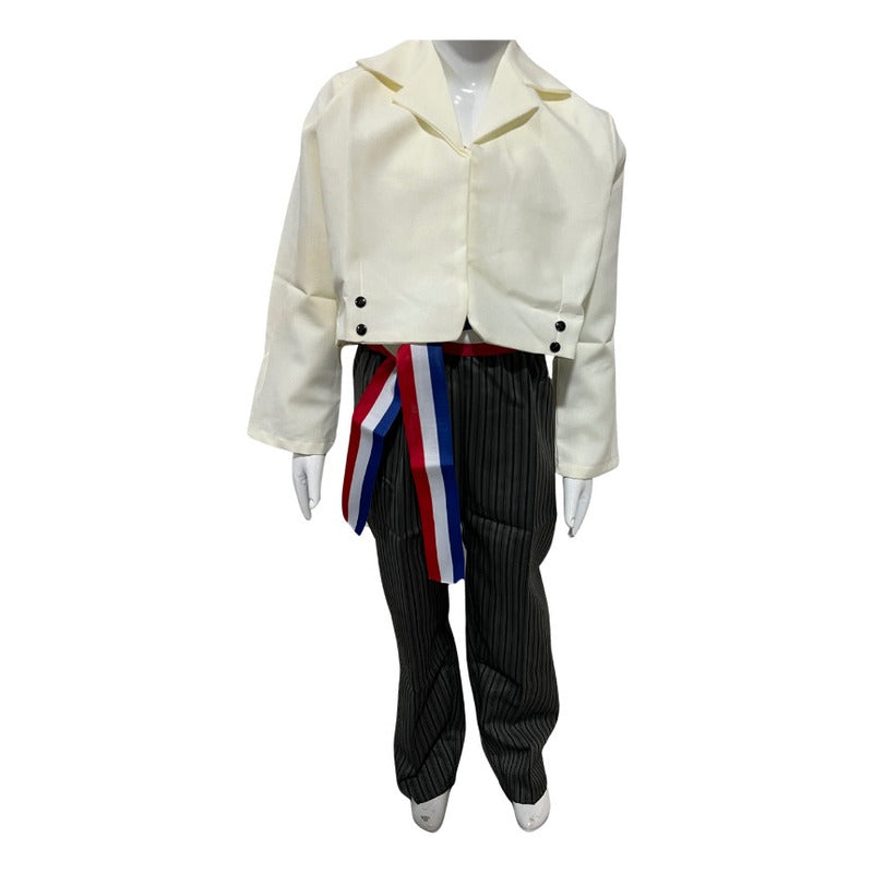 Traje Huaso Niño Fiestas Patrias Chaqueta Pantalon Faja