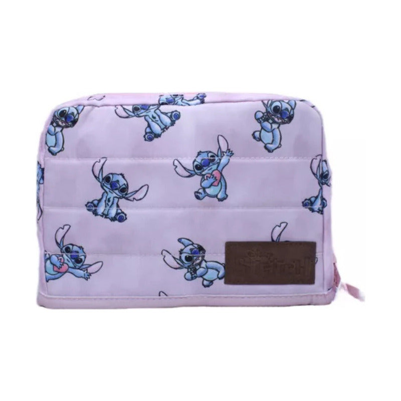 Estuche Cartuchera Escolar Slim Stitch Rosa Stitch