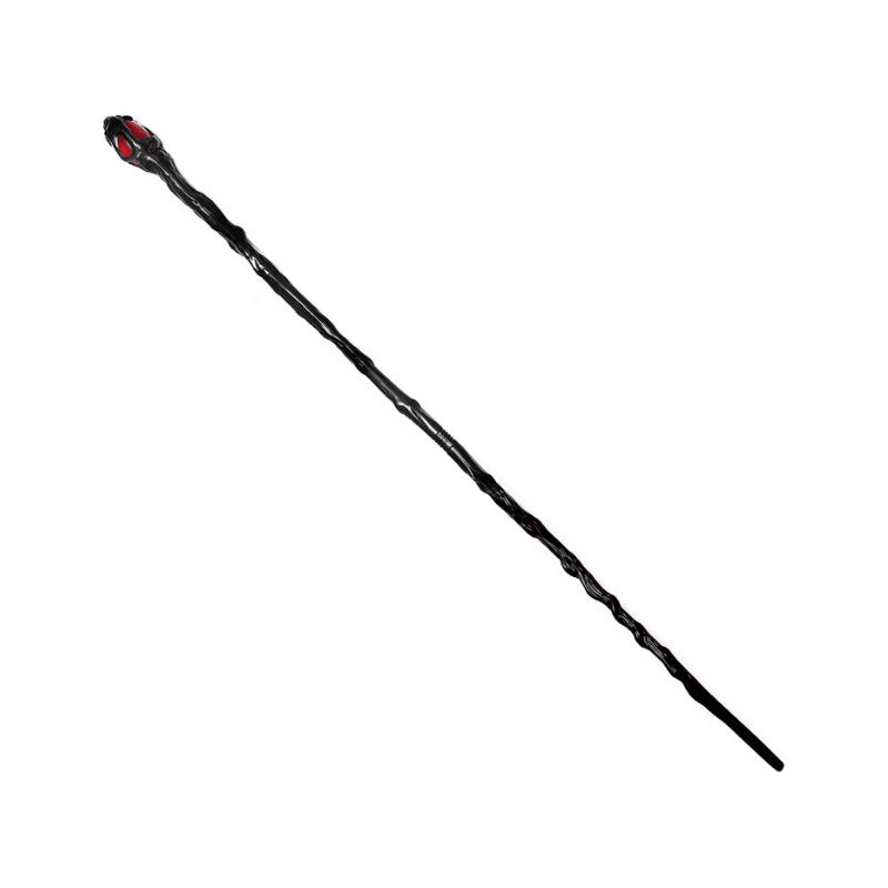 Baston Baculo Accesorio Disfraz Mago Hechicero Halloween Negro Standar