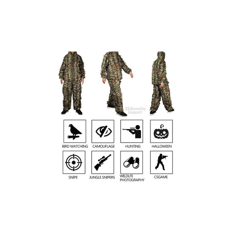 Traje Vestimenta Táctica Camuflaje 3d