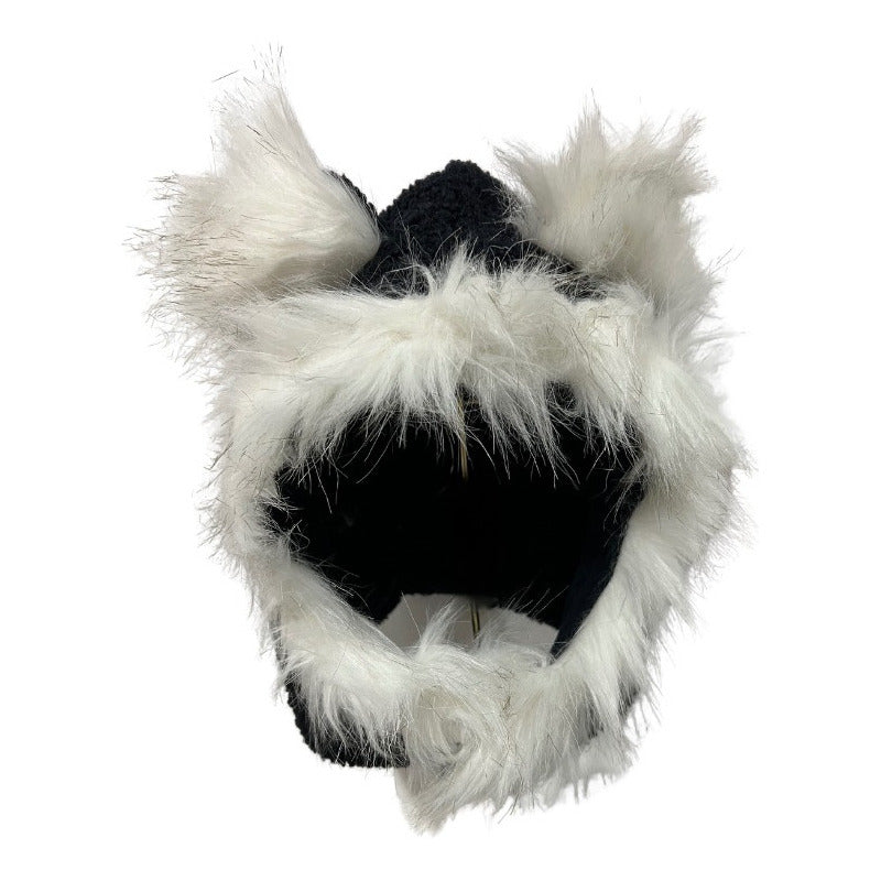 Gorro De Invierno Proteccion Frio Oso Peludito Niños